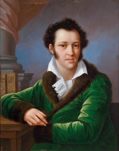 Portrét hraběte Fjodora Ivanoviče Tolstého 1782-1846, známý jako Američan, 1812. od Jozef Oleszkiewicz