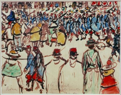Le Départ. Jdeš na vlak od József Rippl Rónai