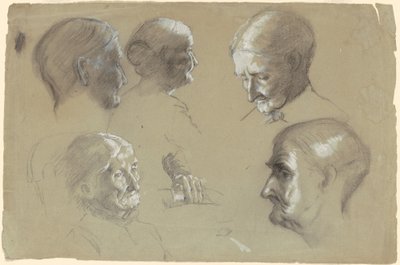 Studie starší ženy od Jr. Enoch Wood Perry