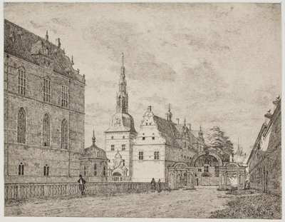 Karusselgården ve Frederiksborgu od Jørgen Roed