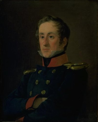 Námořní malíř Emil Wilhelm Normann ve své uniformě námořního důstojníka od Jørgen Roed