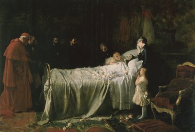 Smrt Dona Alfonsa XII. (1857-85) (The Final Kiss) 1887 od Juan Antonio Benlliure y Gil