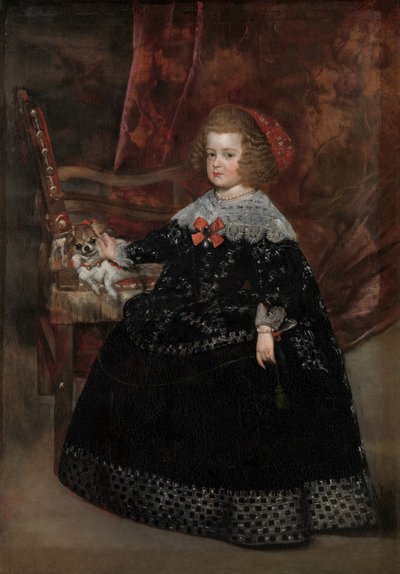 Maria Teresa, Infanta Španělska, kolem 1645 (olej na plátně) od Juan Bautista Martinez Del Mazo