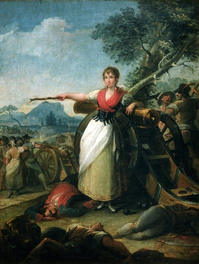 Španělsky: Agustina de Aragón Agustina de Aragón od Juan Gálvez