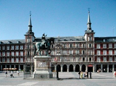 Pohled na Plaza Mayor, c.1619 (foto) od Juan Gomez de Mora