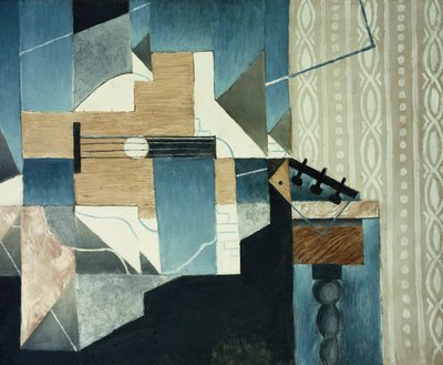 Kytara na stole; Kytara na stole, 1913 od Juan Gris