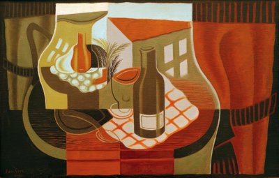 Podstavec před oknem od Juan Gris
