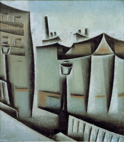 Domy v Paříži od Juan Gris