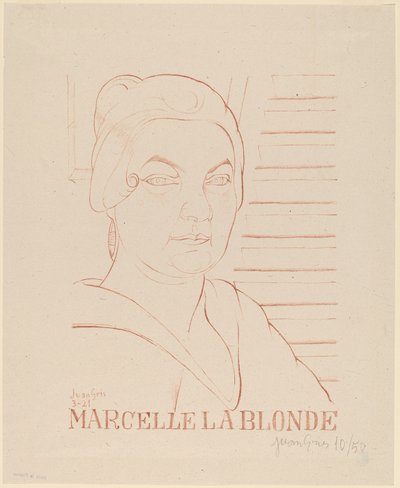 Marcelle blondýna od Juan Gris