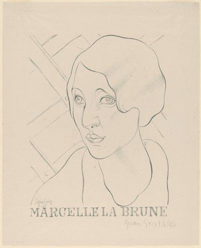 Marcelle Hnědá od Juan Gris