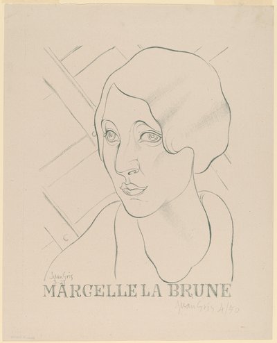 Marcelle Hnědá od Juan Gris