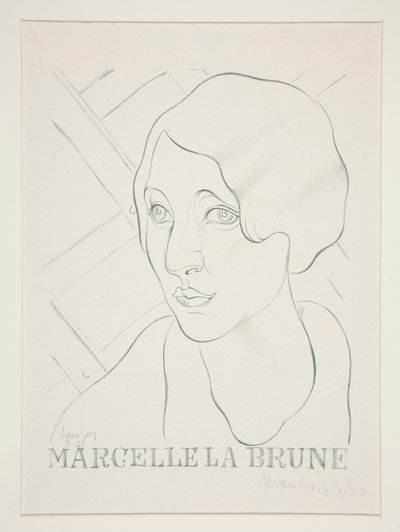 Marcelle Hnědá od Juan Gris