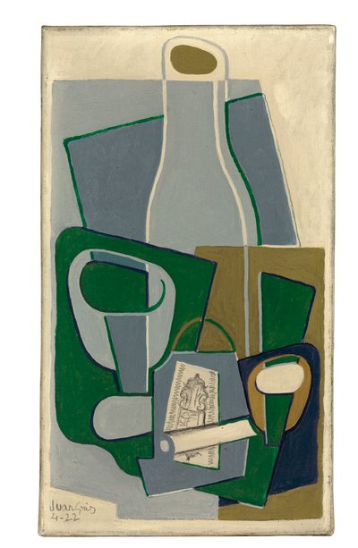 Pipe and Packet of Tobacco, 1922 od Juan Gris