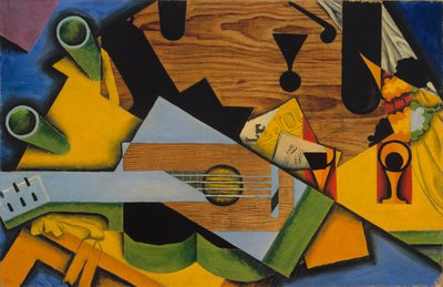 Zátiší s kytarou od Juan Gris