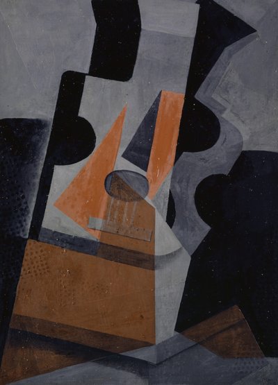 Kytara (Zátiší s kytarou), 1916 od Juan Gris
