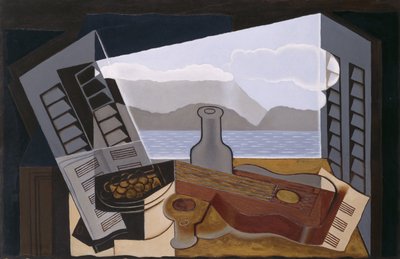 Otevřené okno, 1921 od Juan Gris