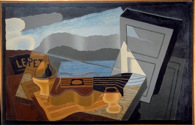 Pohled na záliv. Obraz Juana Grise (1887-1927) Ec. Esp. od Juan Gris
