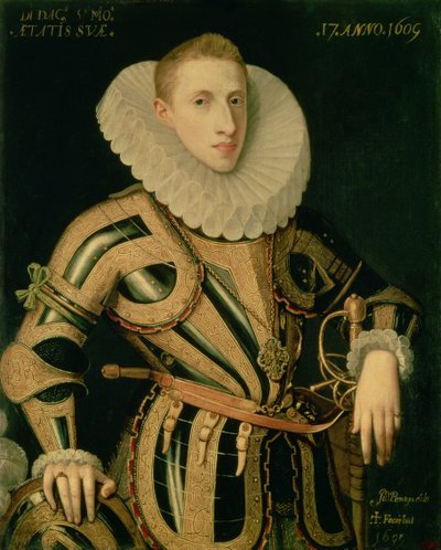 Portrét Diega de Villamayor od Juan Pantoja de la Cruz