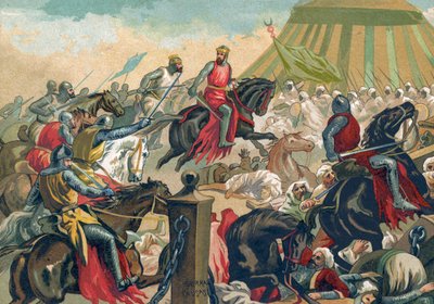 Bitva u Las Navas de Tolosa od Juan Serra y Pausas