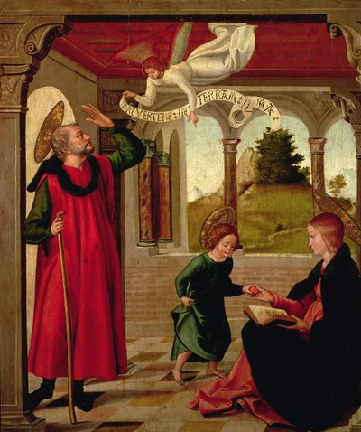 Svatá rodina, kolem roku 1535 od Juan de Borgoña