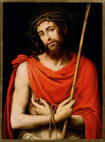 Ecce Homo (malba na dřevě) od Juan de Juanes