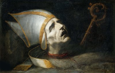 Hlava svatého Fulgentia od Juan de Valdes Leal