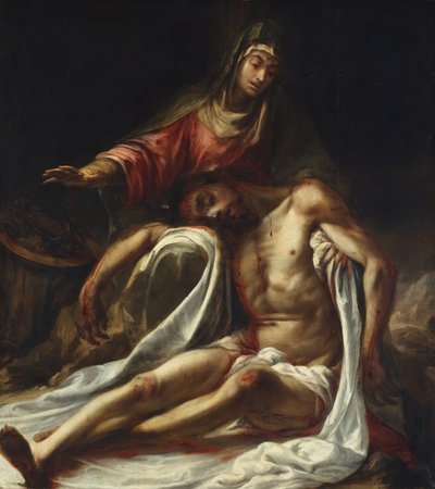 Pieta, ca. 1657-60. od Juan de Valdes Leal