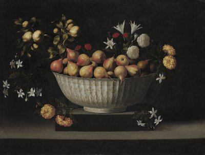 Květiny a ovoce v čínské misce, c. 1645. od Juan de Zurbaran