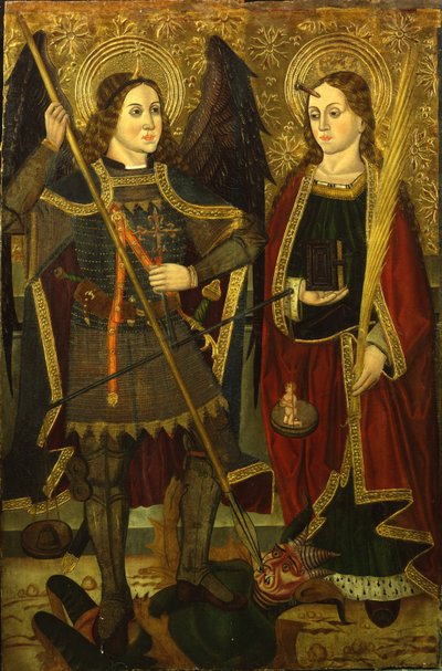 Svatí Michael a Engracia od Juan de la Abadía