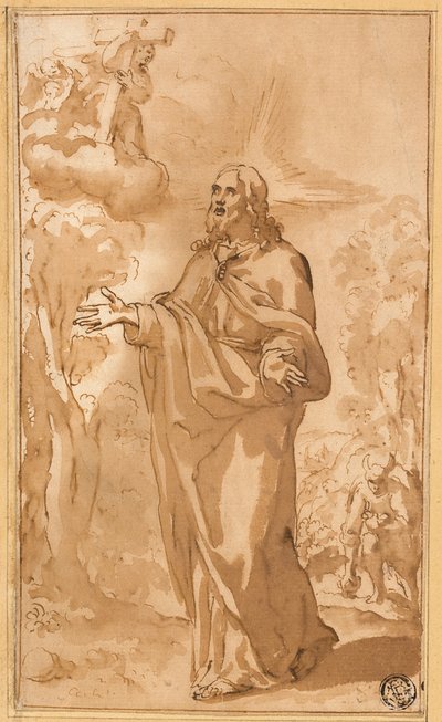 Kristus na poušti od Juan del Castillo