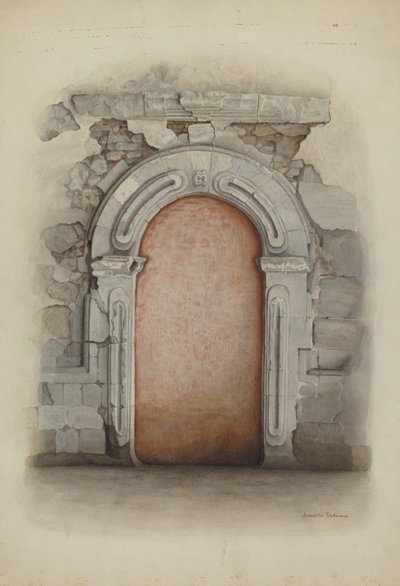 Dveře, kámen, 1939. od Juanita Donahoo
