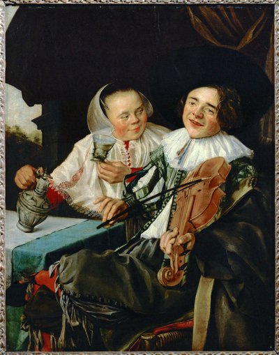 La joyeuse companie - veselá společnost... od Judith (attr. to) Leyster