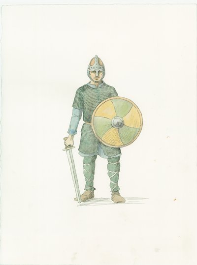Saský fyrdman, c1066 2015. od Judith Dobie