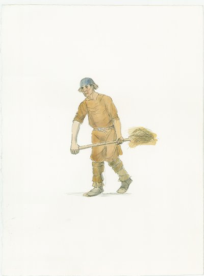 Saský farmář, c1066 2015. od Judith Dobie