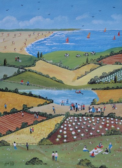 Field Trip, 2010 (kvaš na papíře) od Judy Joel