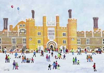Hampton Court Front, 1991 od Judy Joel