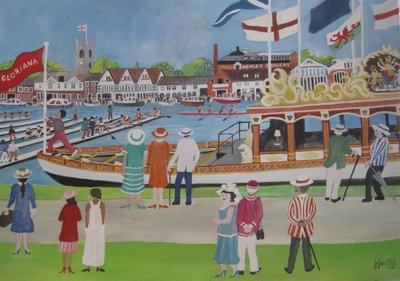 Henley - The Glorianna, 2012 (Kvaš na papíře) od Judy Joel