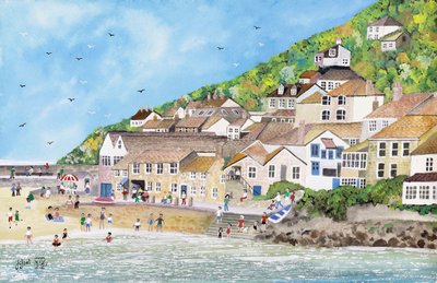 Swimming from the Wharf, 2009 (Kvaš na papíře) od Judy Joel