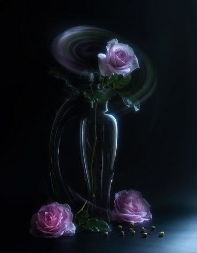 Váza „Ethereal Rose“ od Judy Tseng