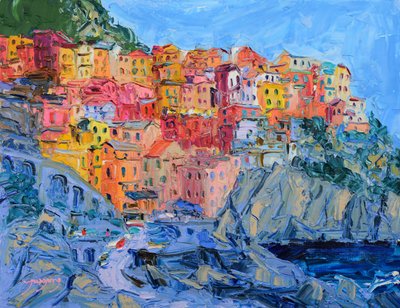 Barevná městečka Cinque Terre od Jukyong Park