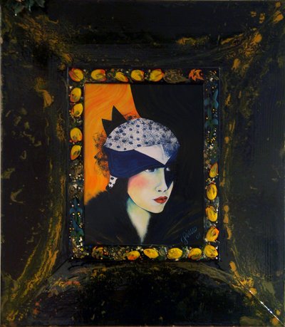 Belle Epoque III -Dame mit Seidenkappe- od JuleSimo