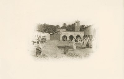 Jeden z pohledů Julese Gervais-Courtellemonta na Alžírsko (čb fotografie) od Jules (after) Gervais-Courtellemont