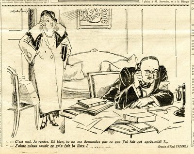 Candide, Satirický v černobílém provedení od Jules Abel Faivre