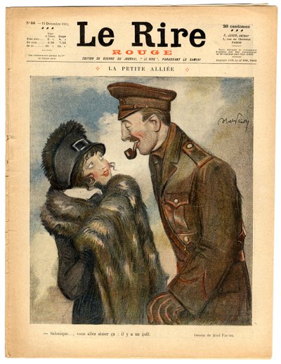 Obálka „“The Red Laughter“, Satirical in Colors od Jules Abel Faivre