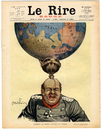 Obálka „“The Red Laughter“, Satirical in Colors od Jules Abel Faivre