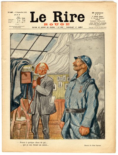 Obálka „“The Red Laughter“, Satirical in Colors od Jules Abel Faivre
