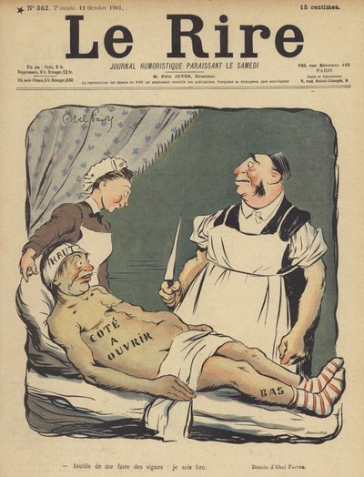 Ilustrace pro Le Rire od Jules Abel Faivre