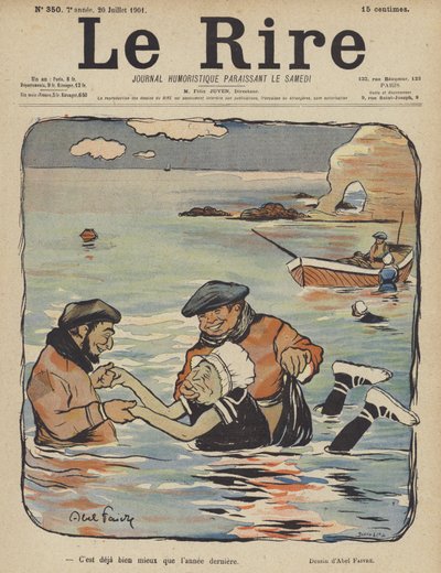 Ilustrace pro Le Rire od Jules Abel Faivre
