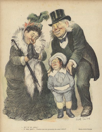Ilustrace pro Le Rire od Jules Abel Faivre