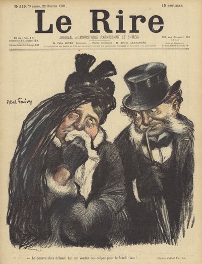 Ilustrace pro Le Rire od Jules Abel Faivre